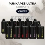 10 PCS - Punkapes Ultra 4000 Puffs