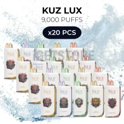 20 pcs kuz lux 9000 puffs