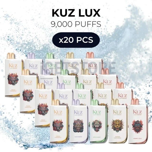 20 pcs kuz lux 9000 puffs