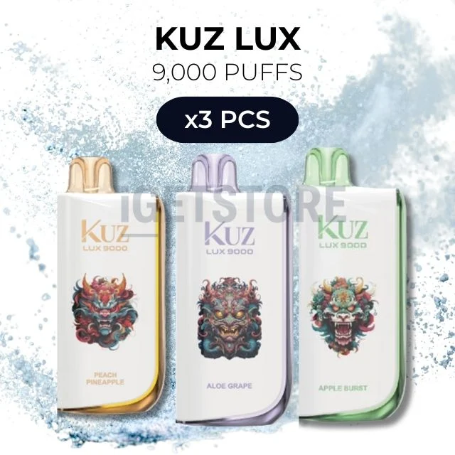 3 pcs kuz lux 9000 puffs