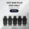 5 pcs iget bar plus pod only 6000 puffs