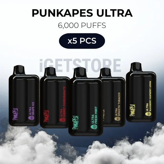 5 pcs punkapes ultra 6000 puffs