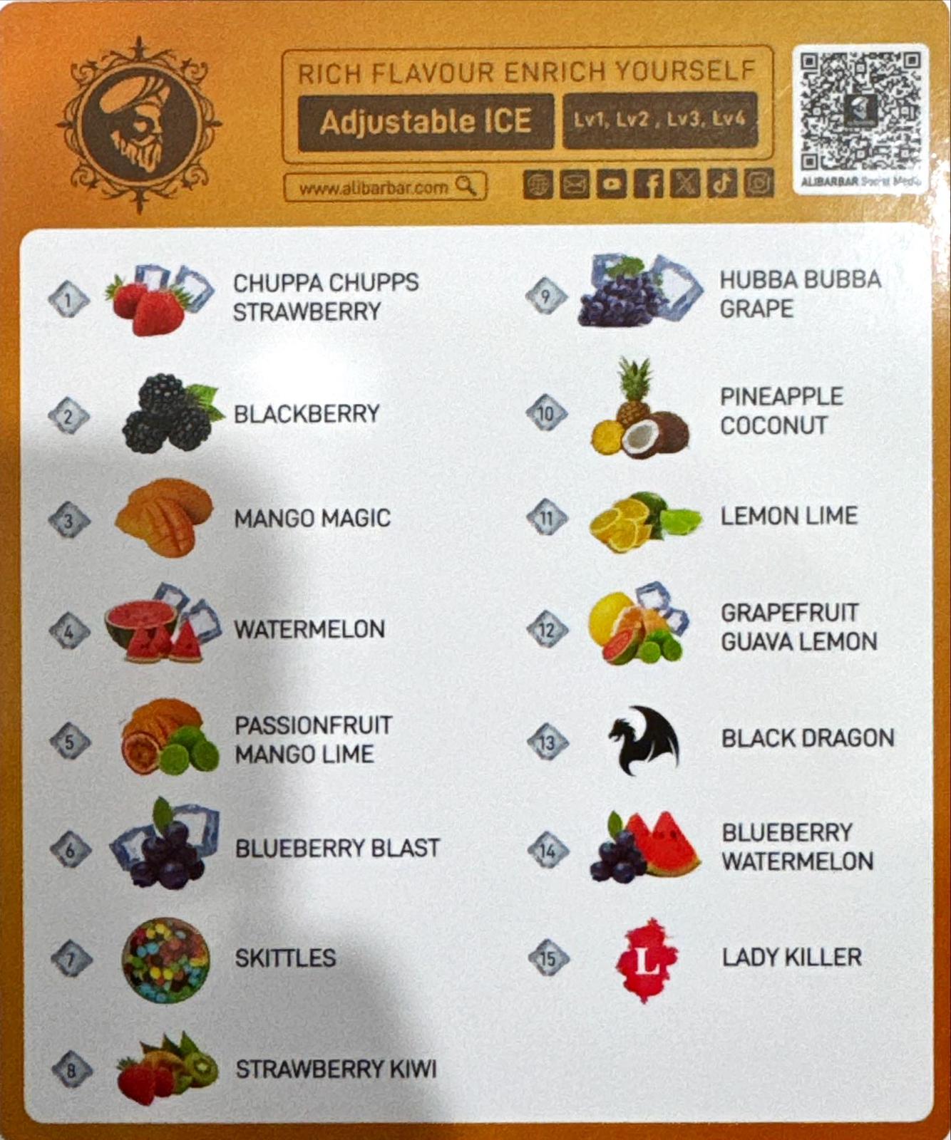 Alibarbar Ice Adjust 12000 Puffs - Black Dragon - Image 3