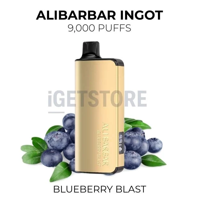 Alibarbar ingot 9000 puffs blueberry blast