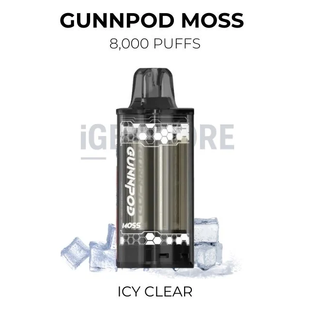 Gunnpod moss 8000 icy clear
