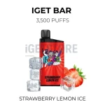 IGET Bar 3500 Puffs - Strawberry Lemon Ice