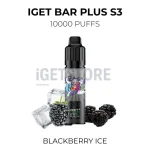 IGET Bar Plus S3 10000 Puffs - Blackberry Ice