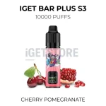 IGET Bar Plus S3 10000 Puffs - Cherry Pomegranate