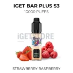 IGET Bar Plus S3 10000 Puffs - Strawberry Raspberry