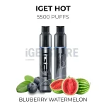 IGET Hot 5500 Puffs - Blueberry Watermelon