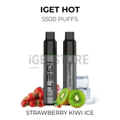 Iget hot 5500 puffs strawberry kiwi