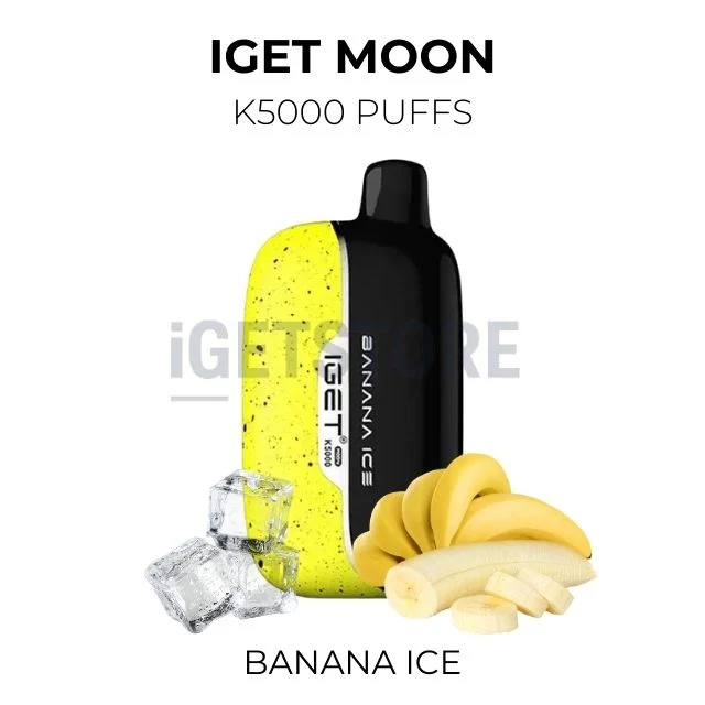 Iget moon k5000 puffs banana ice