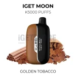 IGET Moon K5000 Puffs - Golden Tobacco