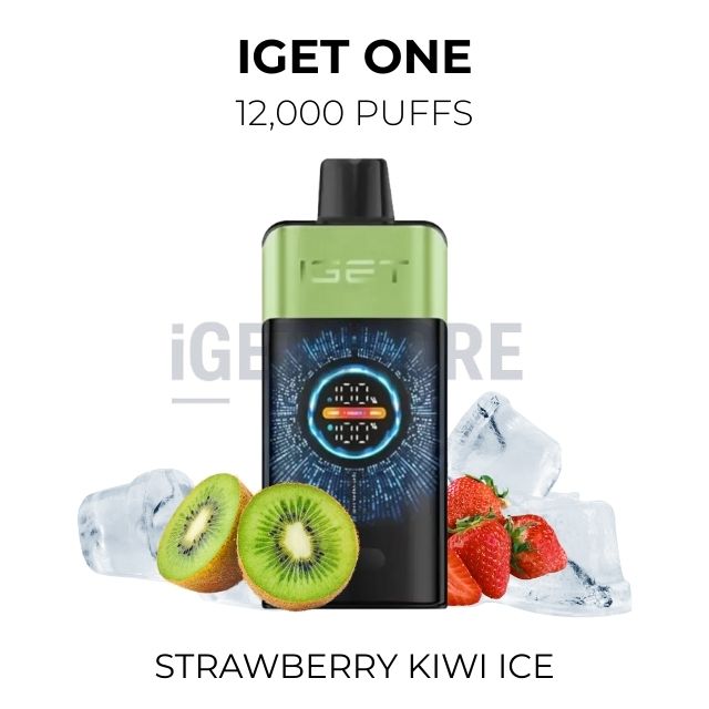 Iget one 12000 puffs strawberry kiwi ice