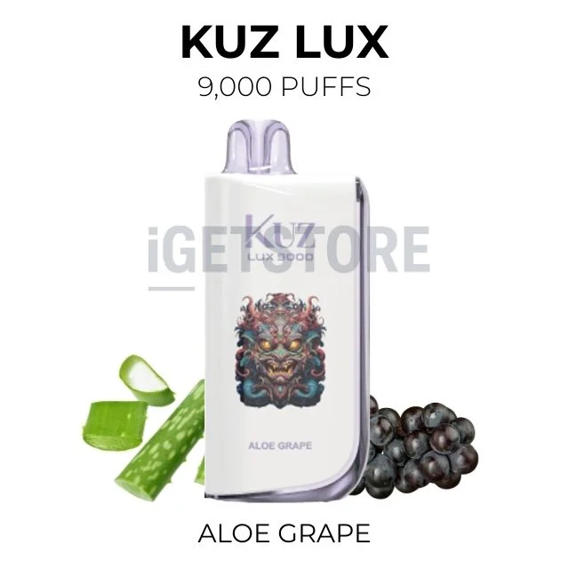 Kuz lux 9000 puffs aloe grape