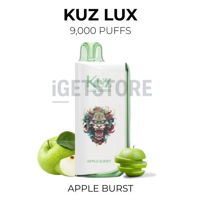Kuz lux 9000 puffs apple burst