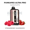 Punkapes ultra pro 12000 puffs strawberry raspberry