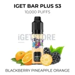 IGET Bar Plus S3 10000 Puffs - Blackberry Pinapple Orange