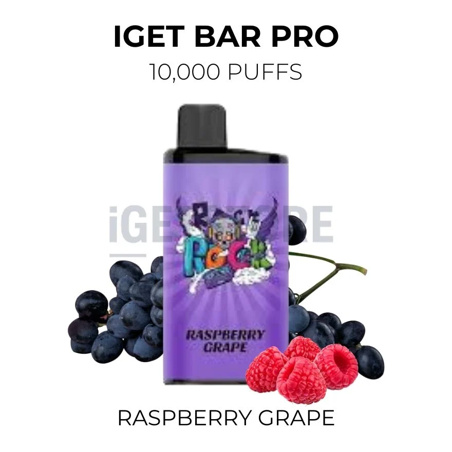 Iget bar pro 10000 raspberry grape