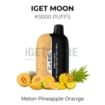 IGET Moon K5000 Puffs - Melon Pineapple Orange