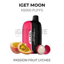 Iget moon k5000 puffs passion fruit lychee