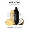 Iget moon k5000 puffs pineapple coconut