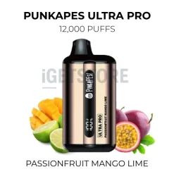 Punkapes ultra pro 12000 puffs passionfruit mango lime